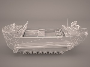 united states wwii m29 weasel snow tractor prime mover 3D Model