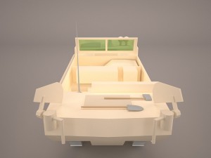 united states wwii m29 weasel snow tractor prime mover 3D Model