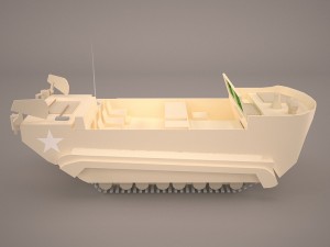 united states wwii m29 weasel snow tractor prime mover 3D Model