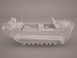 united states wwii m29 weasel snow tractor prime mover 3D Model