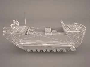 united states wwii m29 weasel snow tractor prime mover 3D Model