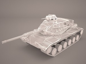 3d m60a3 patton 3D Model
