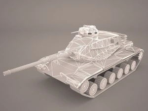 Pattone 3d m60a3 Modello 3D