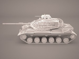 3d m60a3 patton 3D Model