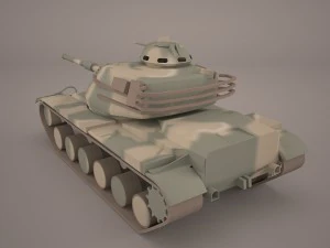 Pattone 3d m60a3 Modello 3D