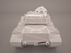 3d m60a3 patton 3D Model