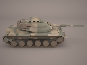 3d m60a3 patton 3D Model