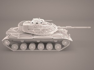 3d m60a3 patton 3D Model