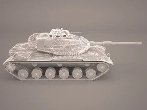 Pattone 3d m60a3 Modello 3D