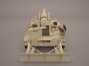 m110a2 203mm howitzer Modèle 3D