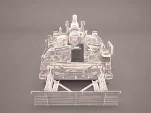 m110a2 203mm howitzer Modèle 3D