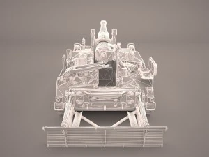 m110a2 203mm howitzer 3D Model