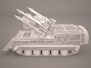 us multiple rocket launcher m270 mlrs camo 3D Модель