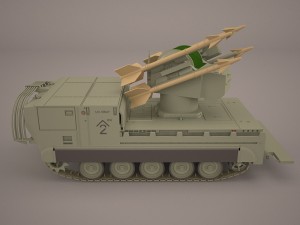 us multiple rocket launcher m270 mlrs camo 3D Модель