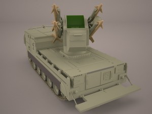 us multiple rocket launcher m270 mlrs camo 3D Модель