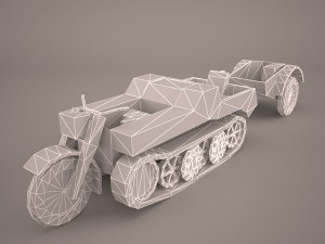 sdkfz2 flak 36 combo 3D Model