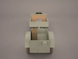sdkfz2 flak 36 combo 3D Model