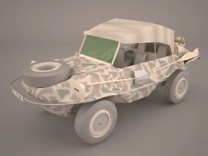 volkswagen kubelwagen 1945 Modelo 3D