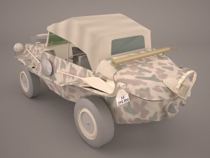 volkswagen kubelwagen 1945 Modello 3D
