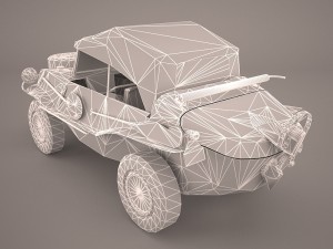 volkswagen kubelwagen 1945 Modello 3D