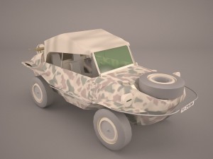 volkswagen kubelwagen 1945 Modello 3D