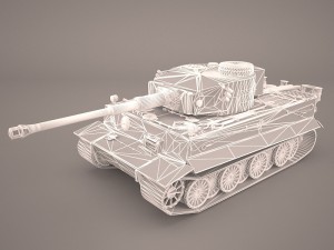 german wwii panzerbefehlswagen tiger heavy tank Modelo 3D