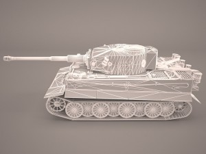 german wwii panzerbefehlswagen tiger heavy tank Modelo 3D