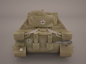 german wwii panzerbefehlswagen tiger heavy tank Modelo 3D