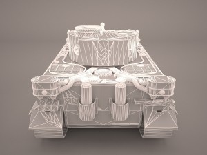 german wwii panzerbefehlswagen tiger heavy tank Modelo 3D