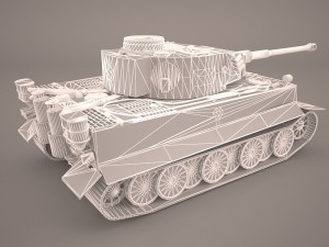 german wwii panzerbefehlswagen tiger heavy tank Modelo 3D