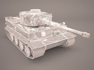 german wwii panzerbefehlswagen tiger heavy tank Modelo 3D