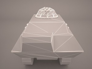 v100 commando armored car m706 1972 cadillac gage military police vietnam 3D Модель