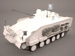 tanque amx-56 leclerc na&ccedil;&otilde;es unidas Modelo 3D