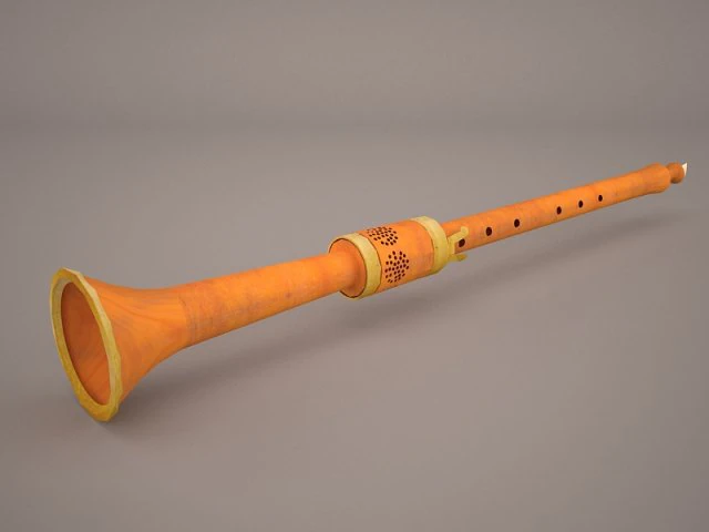 zurna 3D Model .c4d .max .obj .3ds .fbx .stl .blend 