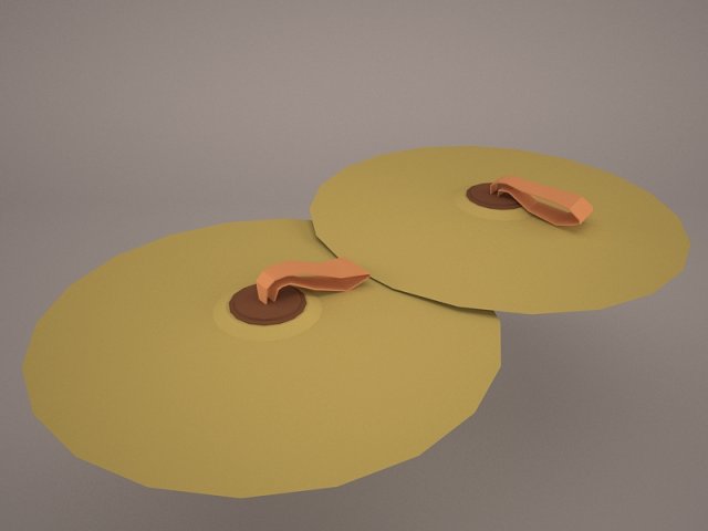 cymbals Model 3D .c4d .max .obj .3ds .fbx .stl .blend 