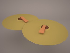 cymbals Model 3D