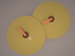 cymbals Model 3D