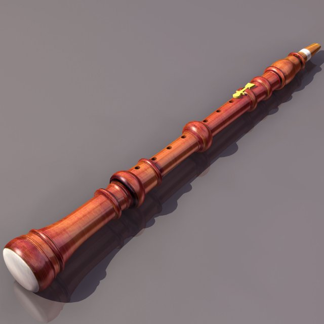 clarinet Modèle 3D .c4d .max .obj .3ds .fbx .stl .blend 