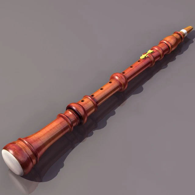 clarinet 3D Model .c4d .max .obj .3ds .fbx .stl .blend 