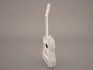 acoustic guitar 3D Model