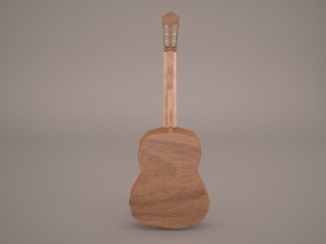 acoustic guitar Modelo 3D