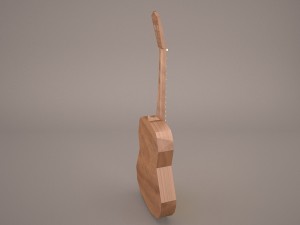 acoustic guitar Modelo 3D