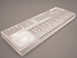 electronic piano 3D 模型