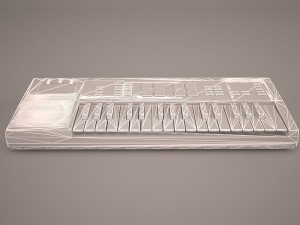 electronic piano 3D 模型