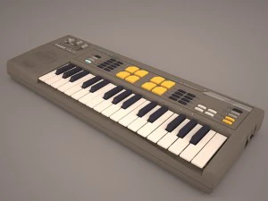 electronic piano 3D Model