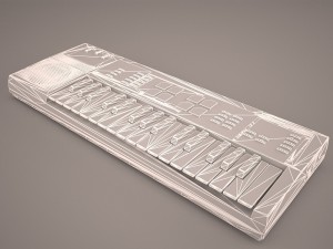 electronic piano 3D 模型