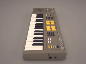 electronic piano 3D Model