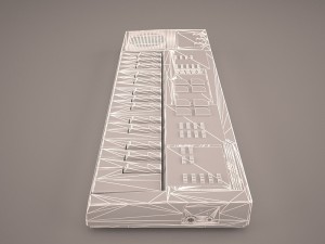 electronic piano 3D 模型