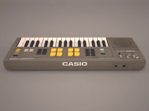 electronic piano 3D Model