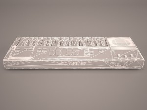 electronic piano 3D 模型